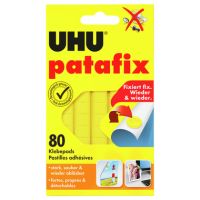 UHU 50140 Uhu Klebepad patafix 10x12mm ablösbar ge 80 St.