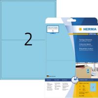 HERMA Universaletikett 4498 199,6x143,5mm blau 40 Stück