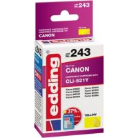 edding Tintenpatronen für Canon CLI521Y/18-243 gelb Inhalt 9ml