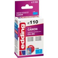 edding Tintenpatrone 18-110 wie Canon CLI-8C cyan