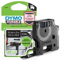 DYMO Schriftbandkassette D1 1978365 12mmx3m weiß auf schwarz
