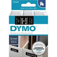 DYMO Schriftbandkassette D1 S0720610 12mmx7m weiß auf schwarz