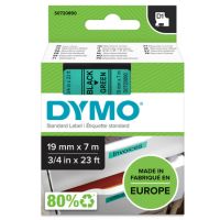 DYMO Schriftbandkassette D1 S0720890 19mmx7m schwarz auf gr