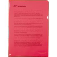 Soennecken Sichthülle 1468 DIN A4 PP rot 50 Stück