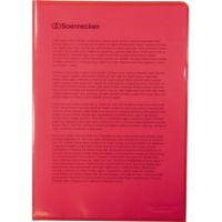 Soennecken Sichthülle 1511 DIN A4 PP rot 100 Stück