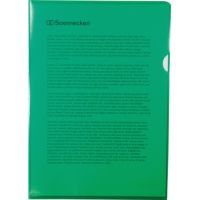 Soennecken Sichthülle 1513 DIN A4 PP grün 100 Stück