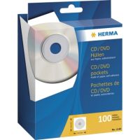HERMA CD/DVD Hülle 1140 12,4x12,4cm weiß 100 Stück