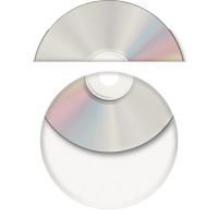 HERMA CD/DVD Hülle 1140 12,4x12,4cm weiß 100 Stück