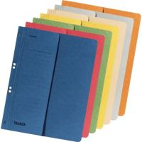 Falken Ösenhefter 80003825 DIN A4 kaufm. Heftung 250g Karton gelb