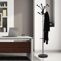 UNILUX Garderobenständer Hakea 400095393 176cm 12Haken co/schwarz