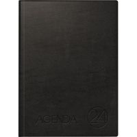 BRUNNEN Buchkalender 2027 Agenda 24 DIN A4 1 Tag 1 Seite schwarz