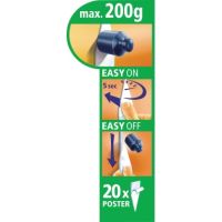 tesa Klebestücke Powerstrips Poster 58003-0079 14,5x33mm weiß 20 Stück