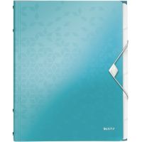 Leitz Ordnungsmappe WOW 46330051 DIN A4 6Fächer PP eisblau