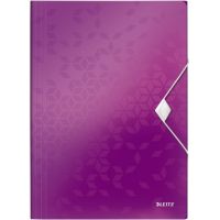 Leitz Eckspannermappe WOW 45990062 DIN A4 3Klappen violett