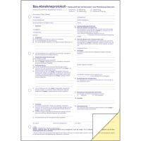 Zweckform Bauabnahmeprotokoll 1785 DIN A4 SD 2x32 Blatt