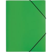 PAGNA Gummizugmappe 21613-05 DIN A4 PP 3Klappen grün