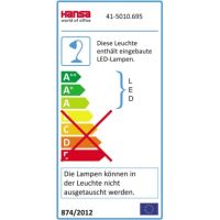 Hansa Tischleuchte Smart 41-5010.695 LED silber