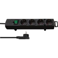 brennenstuhl Steckdosenleiste Comfort-Line 1153100100 4fach schwarz