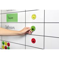 Legamaster Magnet Emoticon 7-123304 sort 50mm 6 Stück