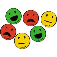 Legamaster Magnet Emoticon 7-123304 sort 50mm 6 Stück