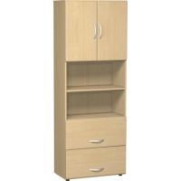 Geramöbel Flügeltürenschrank Flex S-386119-BB 3x2OH 800x420x2160mm bu