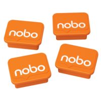 Nobo Magnet 1905327 18x22mm orange 4 Stück