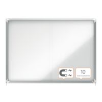 Nobo Schaukasten 1902571 141,2x100x5,4cm 18xDIN A4 silber