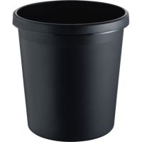 helit Papierkorb H6106195 35x40,5cm 30l rund Polyethylen schwarz