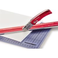 transotype Schneidelineal PRO 17803006 30x5cm Aluminium rot