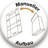 ELBA Archivschachtel tric 100333274 DIN A4 Wellpappe grau/weiß