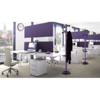 UNILUX Wanduhr POP WHITE 400094282 +Batterien weiß