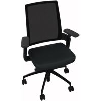 Drehstuhl schwarz Armlehnen Sitz Xtreme schwarz Rücken Netz schwarz