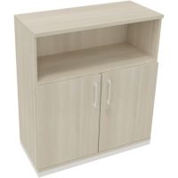 Kombischrank 2OH Tür 1OH Regal B1000xT442xH1133mm ws/Akazie