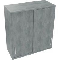 Aufsatz Schiebetürenschrank 3OH B1000xT442xH1088mm Beton hell