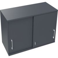Aufsatz Schiebetürenschrank 2OH B1000xT442xH736mm Lavagrau