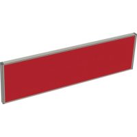 Stellwand Nut Stoffgr.A oOrgaleiste Absorber B B1400xT41xH400mm rot