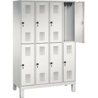 C+P Doppelstockspind 4931040S10053 Füße 8Fächer lgr/lgr