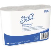 SCOTT Toilettenpapier 8517 2-lagig 600Blatt weiß 6 Rl./Pack.