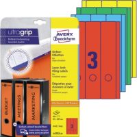 Avery Zweckform Ordneretikett L4752-20 lang/breit rot 60 Stück