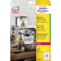 Avery Zweckform Folienetikett L4773-20 63,5x33,9mm 480 Stück