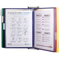 Tarifold Sichttafelwandhalter 414109 DIN A4 10 Sichttafeln sort.