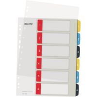 Leitz Register Cosy 12460000 A4 bedruckbar PP farbig 1-6