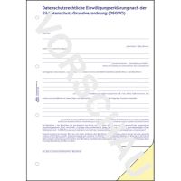 Zweckform Einwilligung DSGVO 1782 A4 SD 2x40Blatt