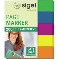 SIGEL Haftmarker HN615 50x60mm farbig sortiert 5 Stück