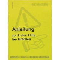 SÖHNGEN Anleitung Erste-Hilfe Heftform 8001004 nach BGI 503