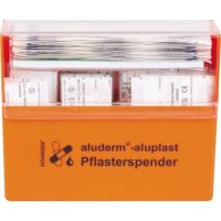 aluderm Pflasterspender aluplast 1009910 orange +115Pflaster