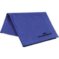DURABLE Mikrofasertuch 5794 20x20cm waschbar blau f.empf.Oberflächen