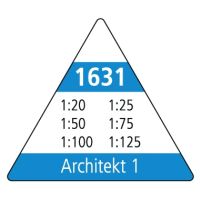 M+R Dreikantmaßstab Architekt 1 16310010 30cm