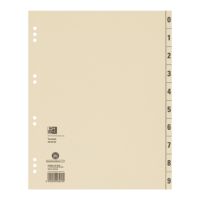 Oxford Trennblatt 400004663 DIN A4 230g Karton chamois 100 Stück