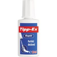 Tipp-Ex Korrekturflüssigkeit Rapid 8119143 schnelltrocknend 25ml weiß